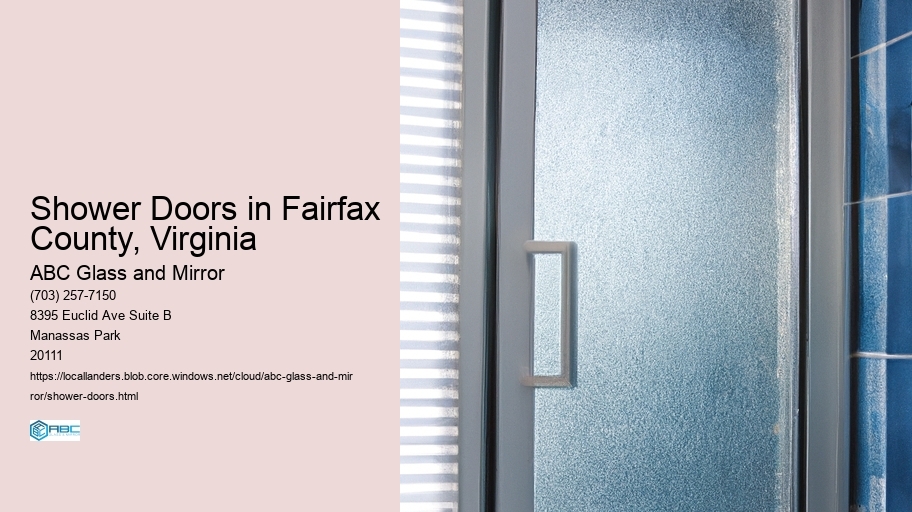 Shower Doors in Fairfax County, Virginia