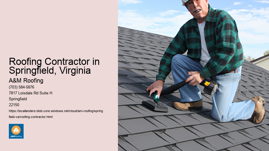 Roofing Contractor in Springfield, Virginia