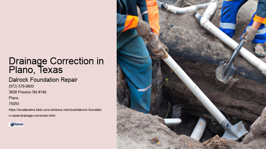 Drainage Correction in Plano, Texas