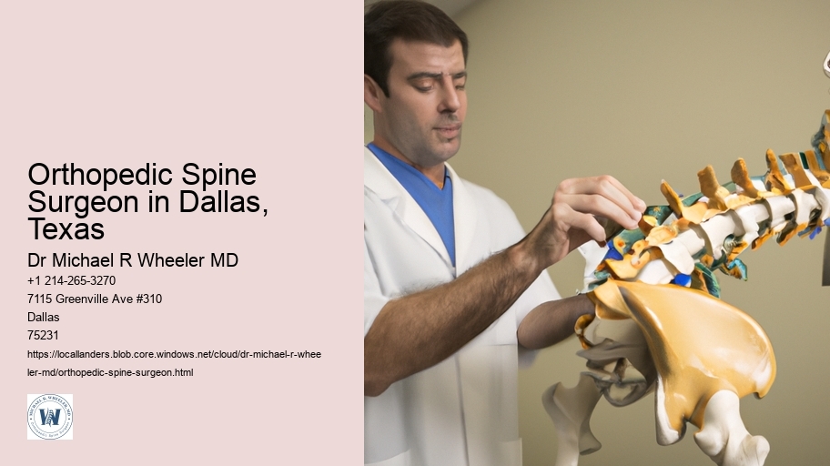 Orthopedic Spine Surgeon in Dallas, Texas