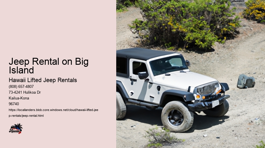 Jeep Rental on Big Island