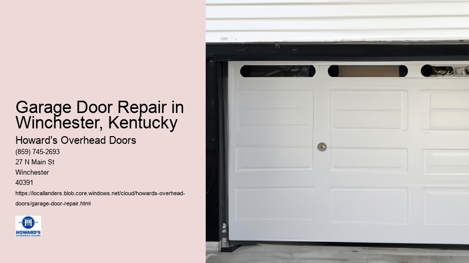 Garage Door Repair in Winchester, Kentucky