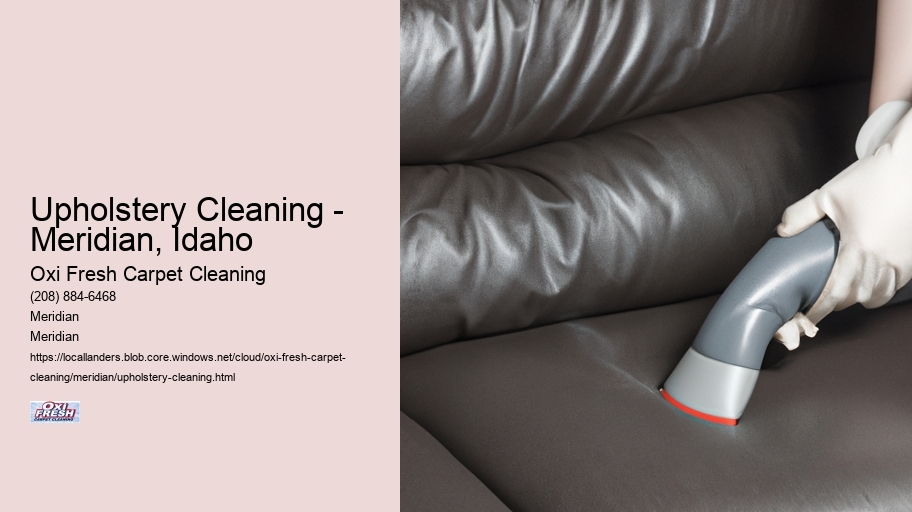 Upholstery Cleaning - Meridian, Idaho