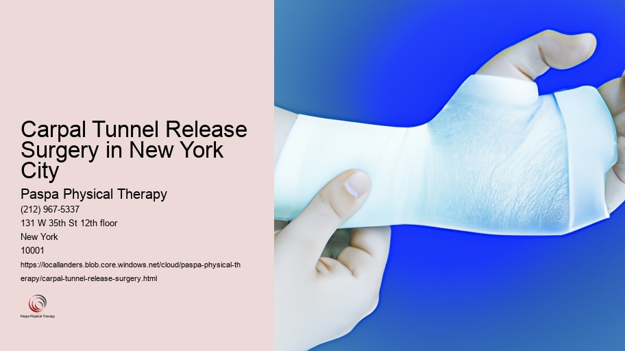 Carpal Tunnel Release Surgery in New York City