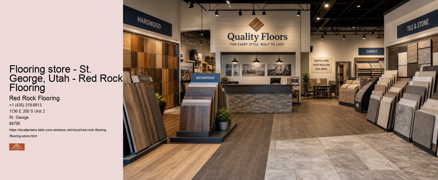Flooring store - St. George, Utah - Red Rock Flooring