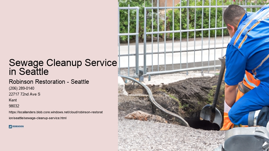 Sewage Cleanup Service in Seattle