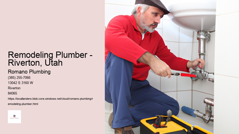 Remodeling Plumber - Riverton, Utah