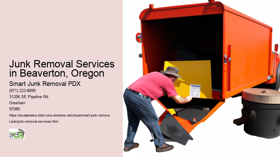 Junk Removal Services in Beaverton, Oregon