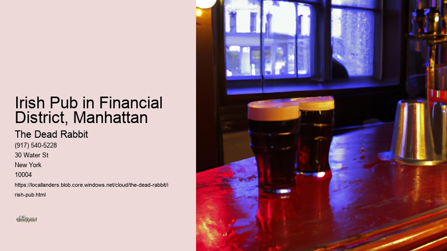 Irish Pub in Financial District, Manhattan