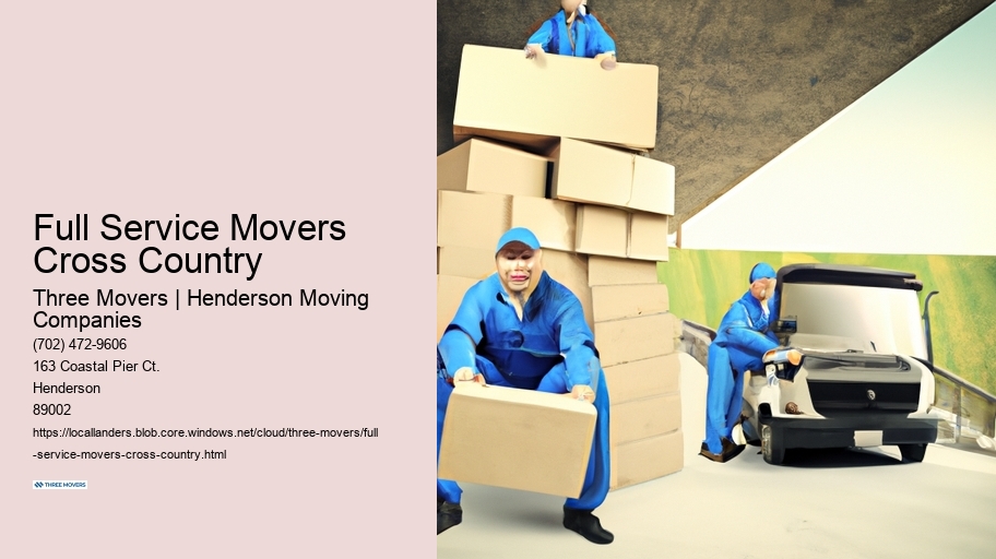 Full Service Movers Cross Country